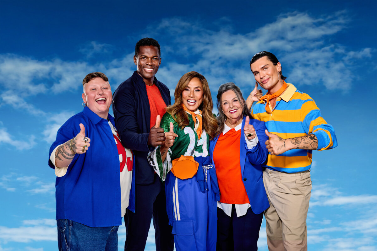 Stoptober Supportteam met v.l.n.r. Lotte van Eijk, Remy Bonjasky, Patty Brard, Anja Grooteboer en Koen Pieter van Dijk.